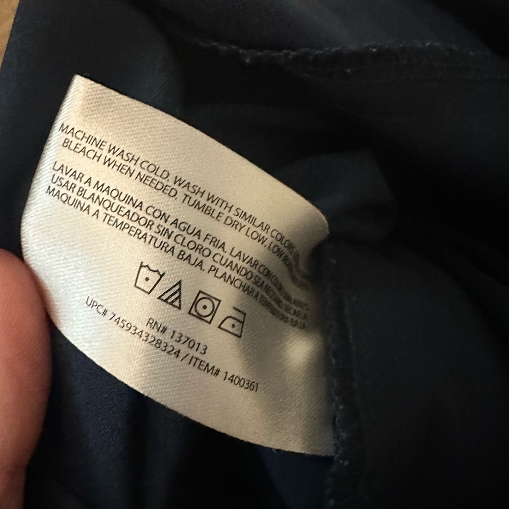 Orvis Women's Embossed Pull-On Travel Skort Navy Blue "Shattered Glass" Size Med - Picture 9 of 9